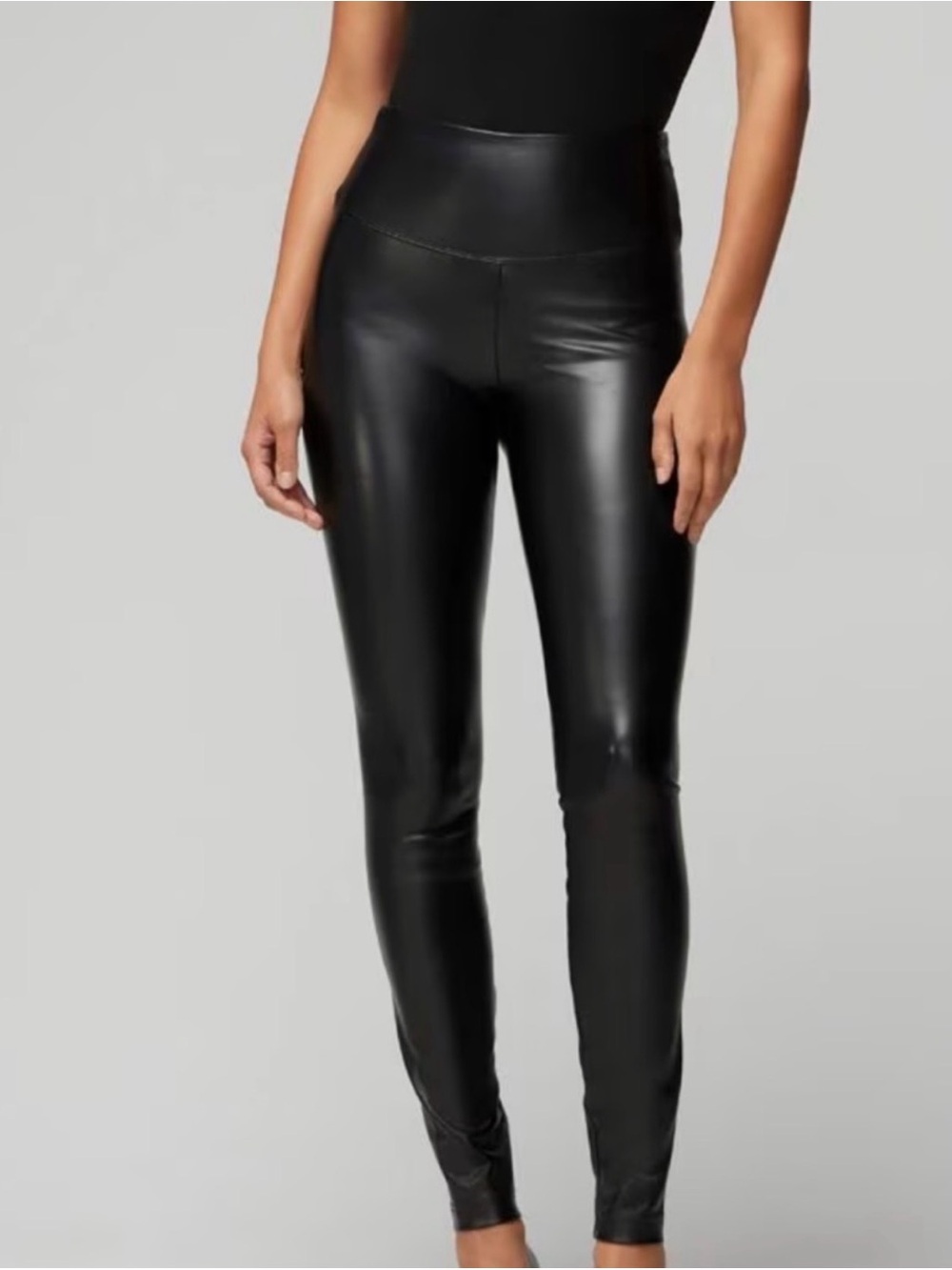 White House Black Market - Faux Leather Black Leggings 

Excellent Condition - Picture 2 of 5